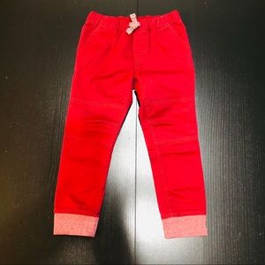 Red Burgundy toddler chinos.